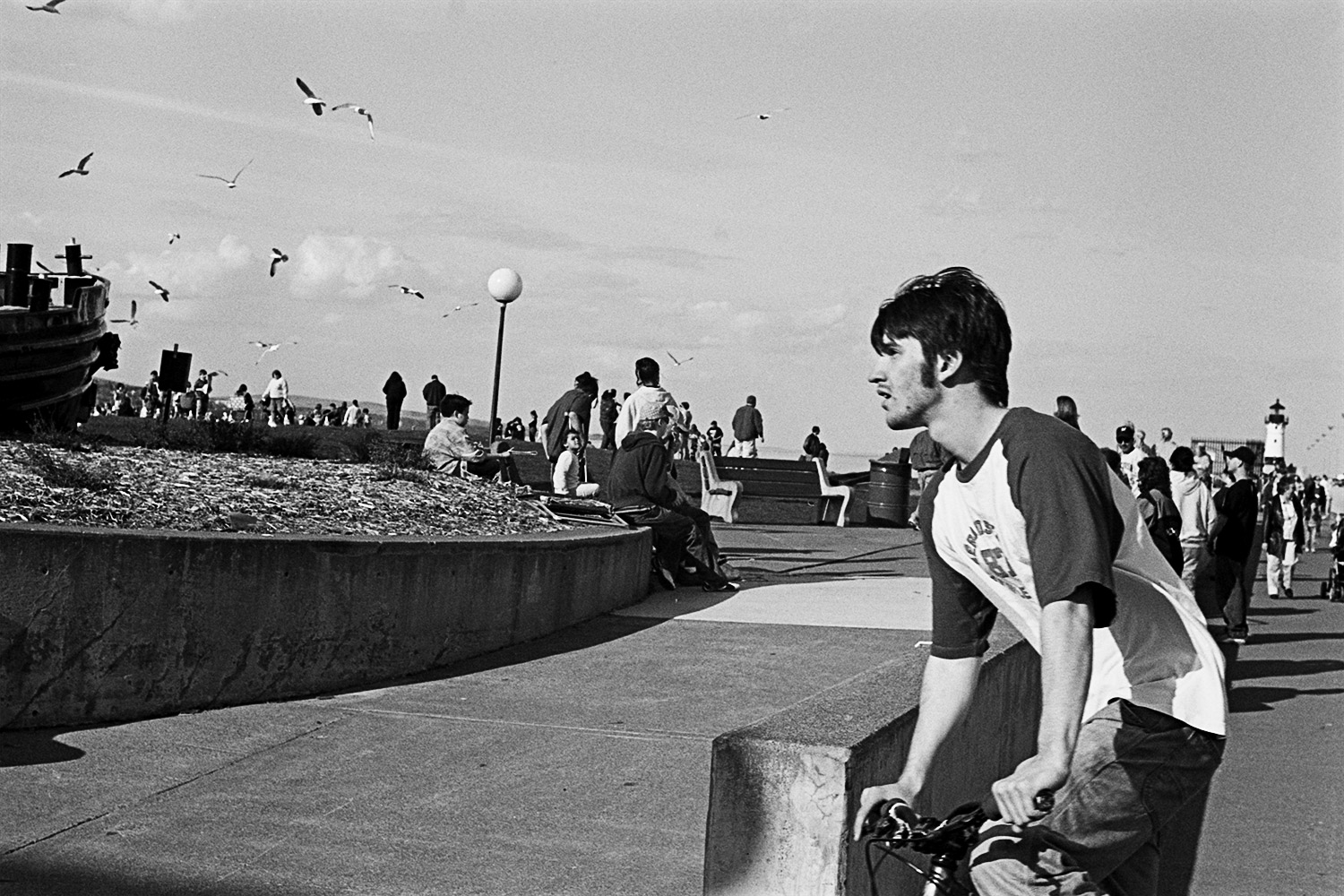 Teenager on a Bike