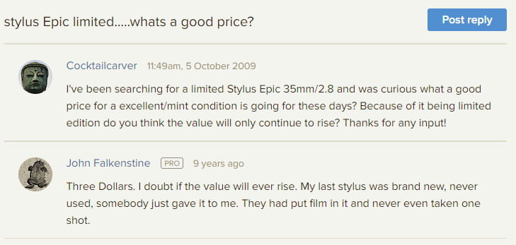 Olympus Stylus Epic, 2009