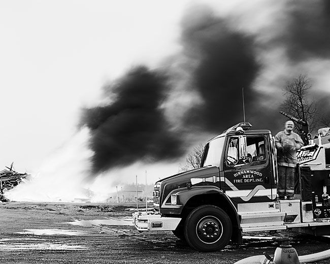 Fireman Posing
