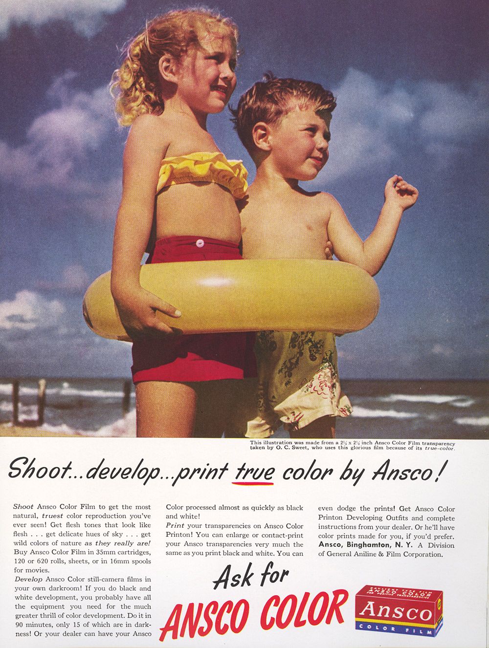 Ansco Color Film Advertisment