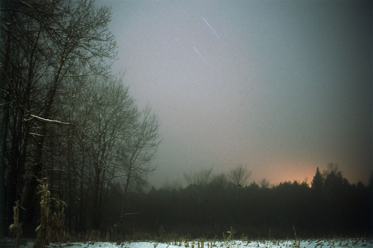 Star Trail Night Photography In Central Wisconsin