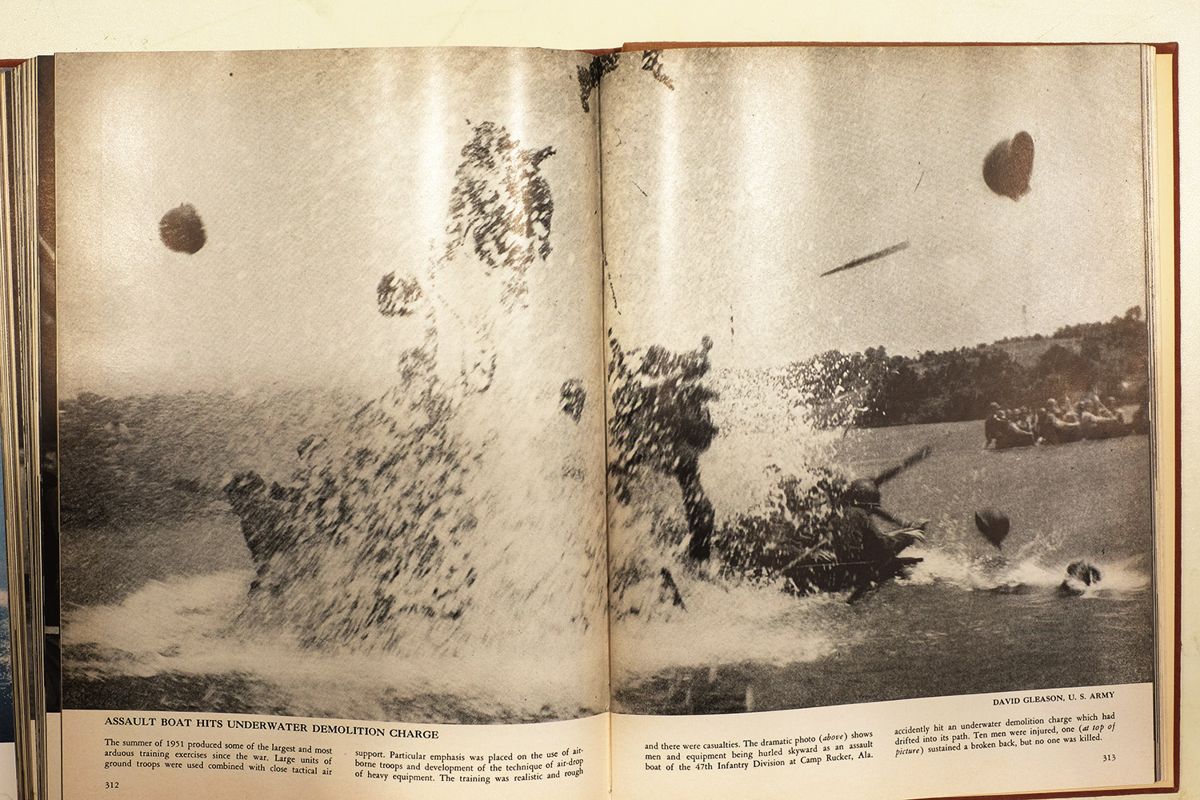 David Gleason, U.S. Army - Assault Boat Hits Underwater Demolition Charge