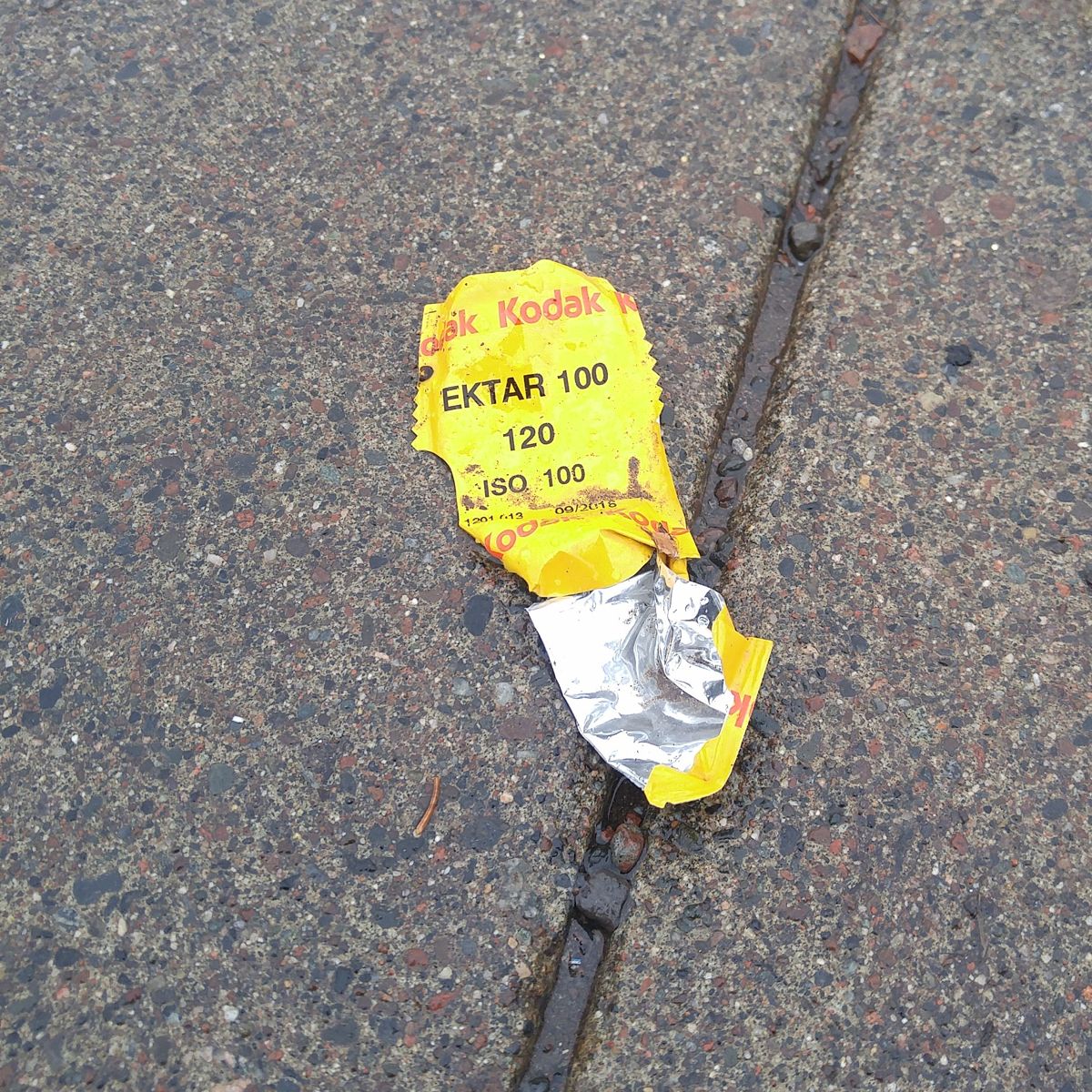 Found Kodak Ektar Wrapper