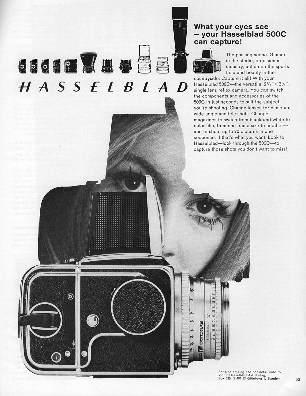 Hasselblad ad 1970