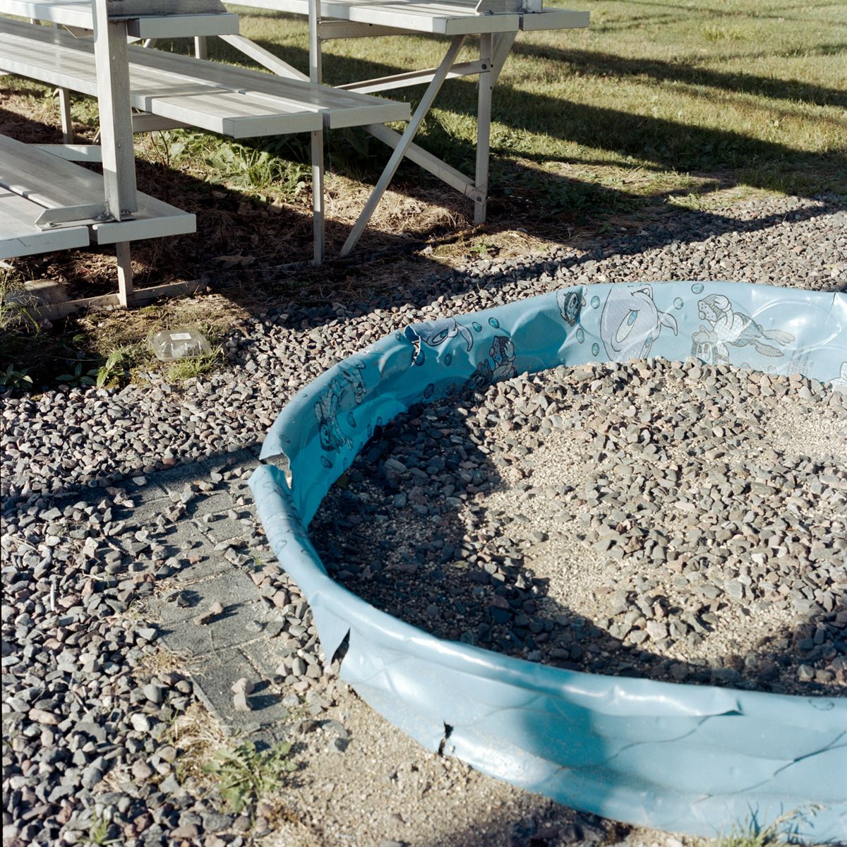 Pool full of rocks
