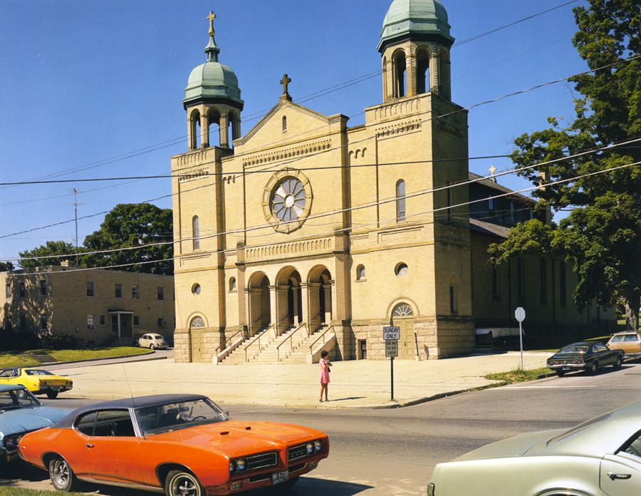 Stephen Shore - Main Street, Danbury, Connecticut, July 12, 1974