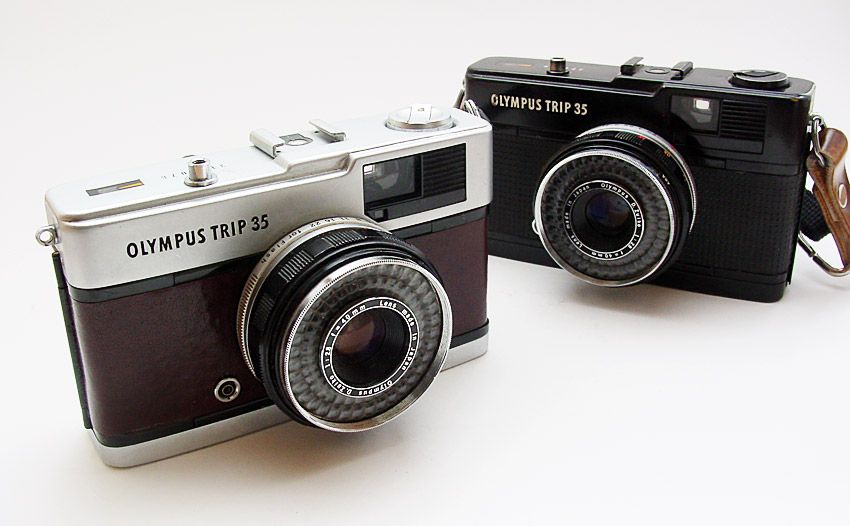 Two Olympus Trip 35s