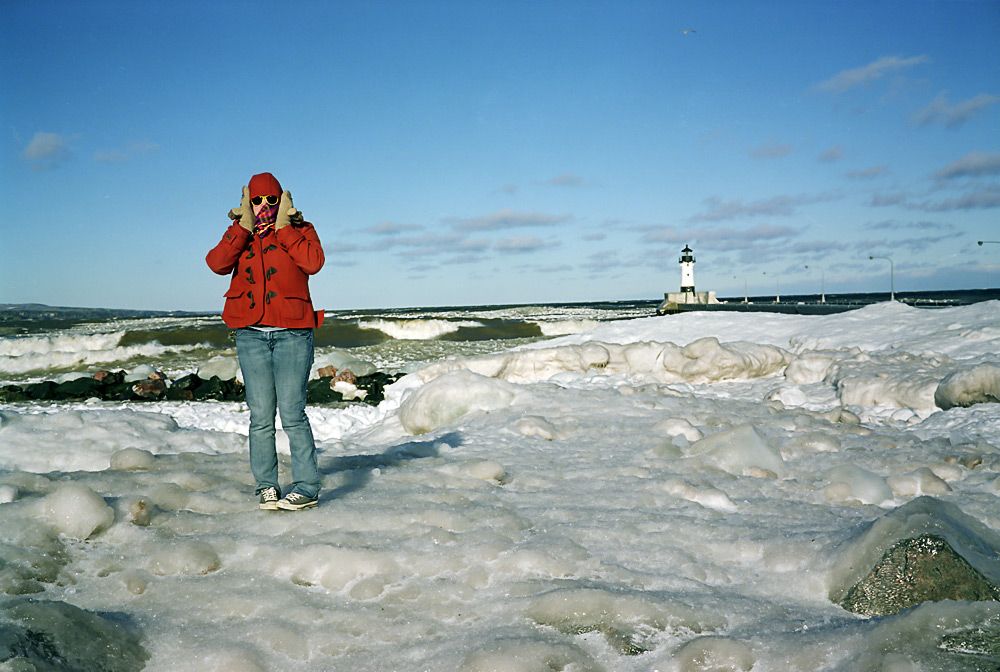 Waves Crashing, Duluth, Minnesota, March 2011