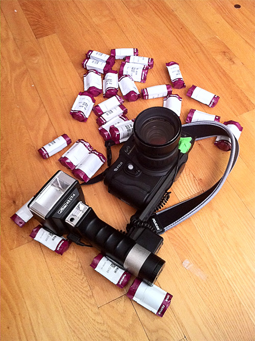Fuji GW690III with 26 rolls of film
