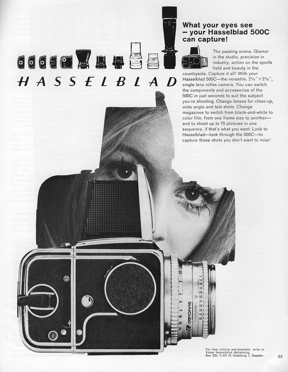 Hasselblad ad 1970