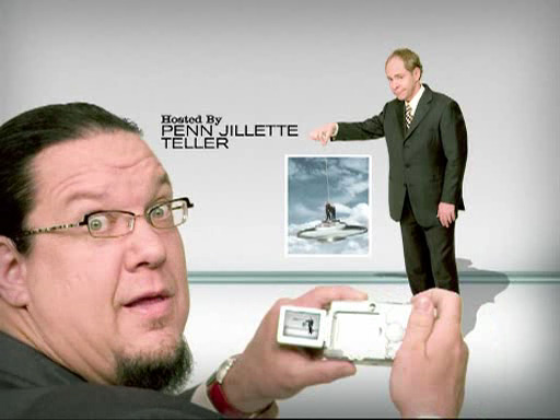 Penn Jillette with a Digital Camera