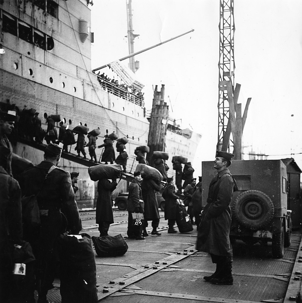 Boarding a Ship