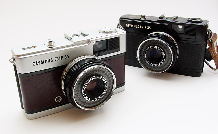 Two Olympus Trip 35s