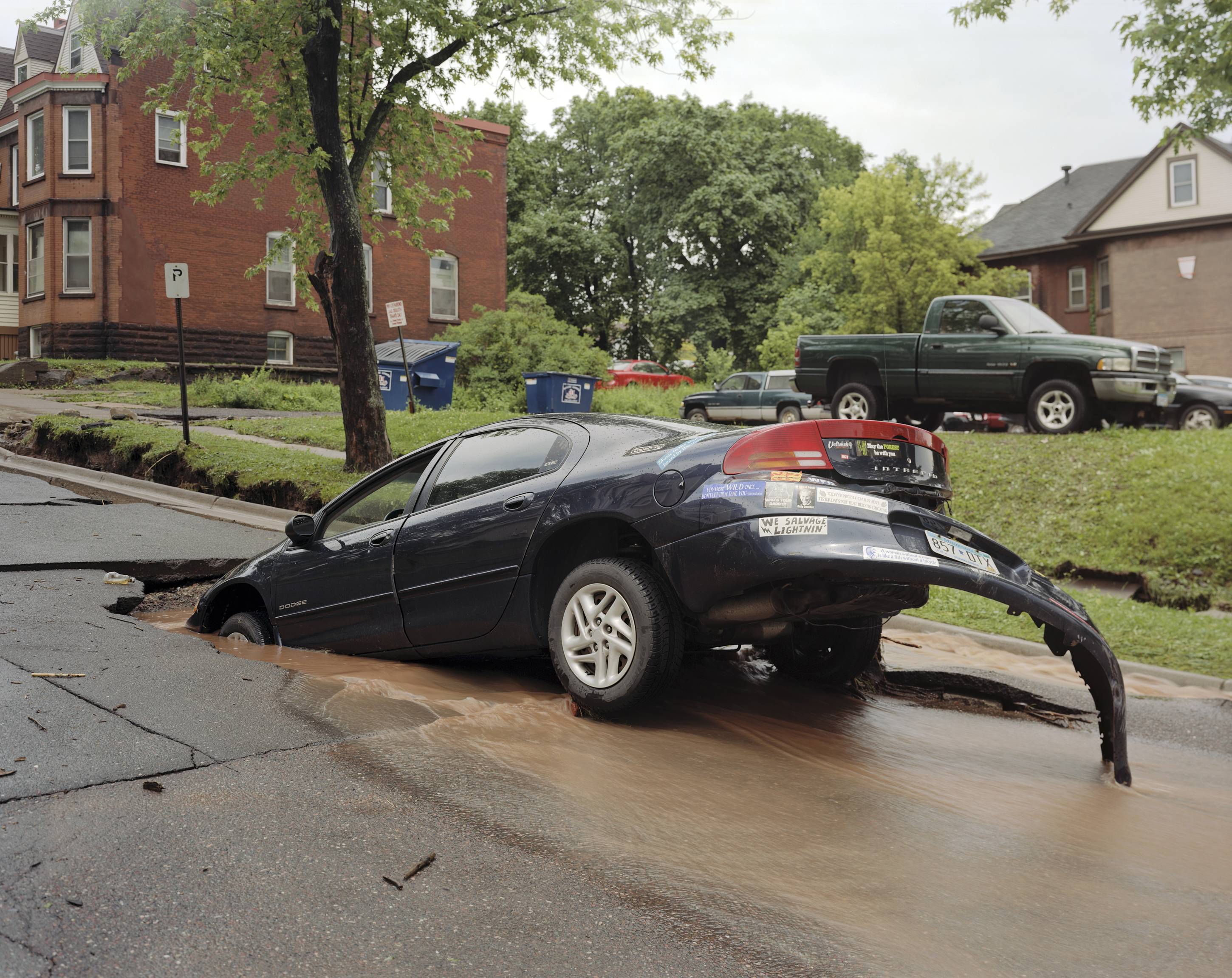 7th Ave Sinkhole, Duluth, Minnesota, June 2012