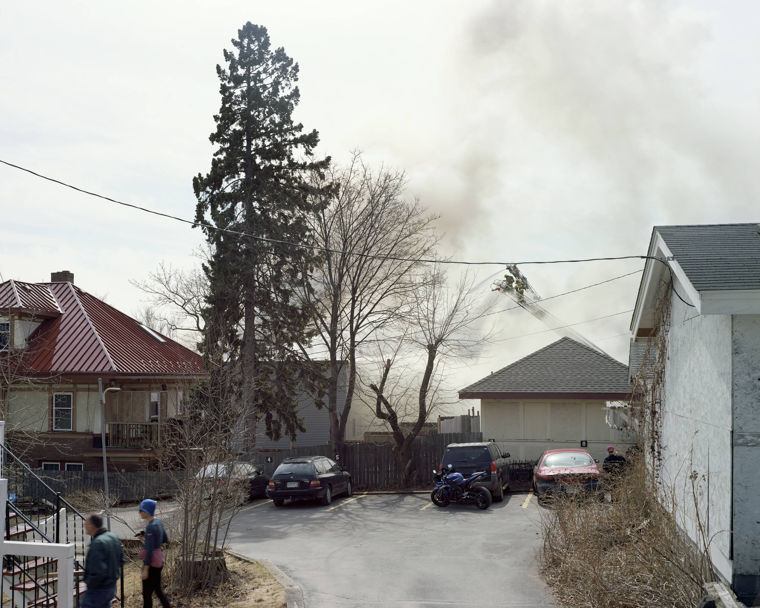 Applewood Knoll Apartment Fire, Duluth, Minnesota, April 2015