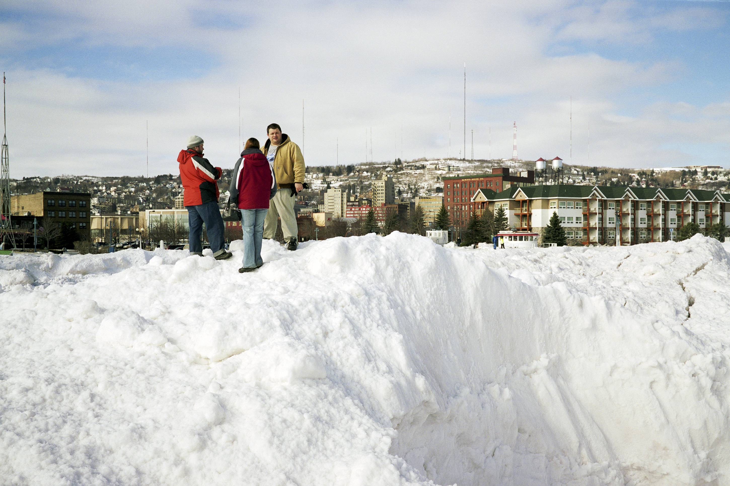 Canal Park Ice Barrier, Duluth, Minnesota, February 2011