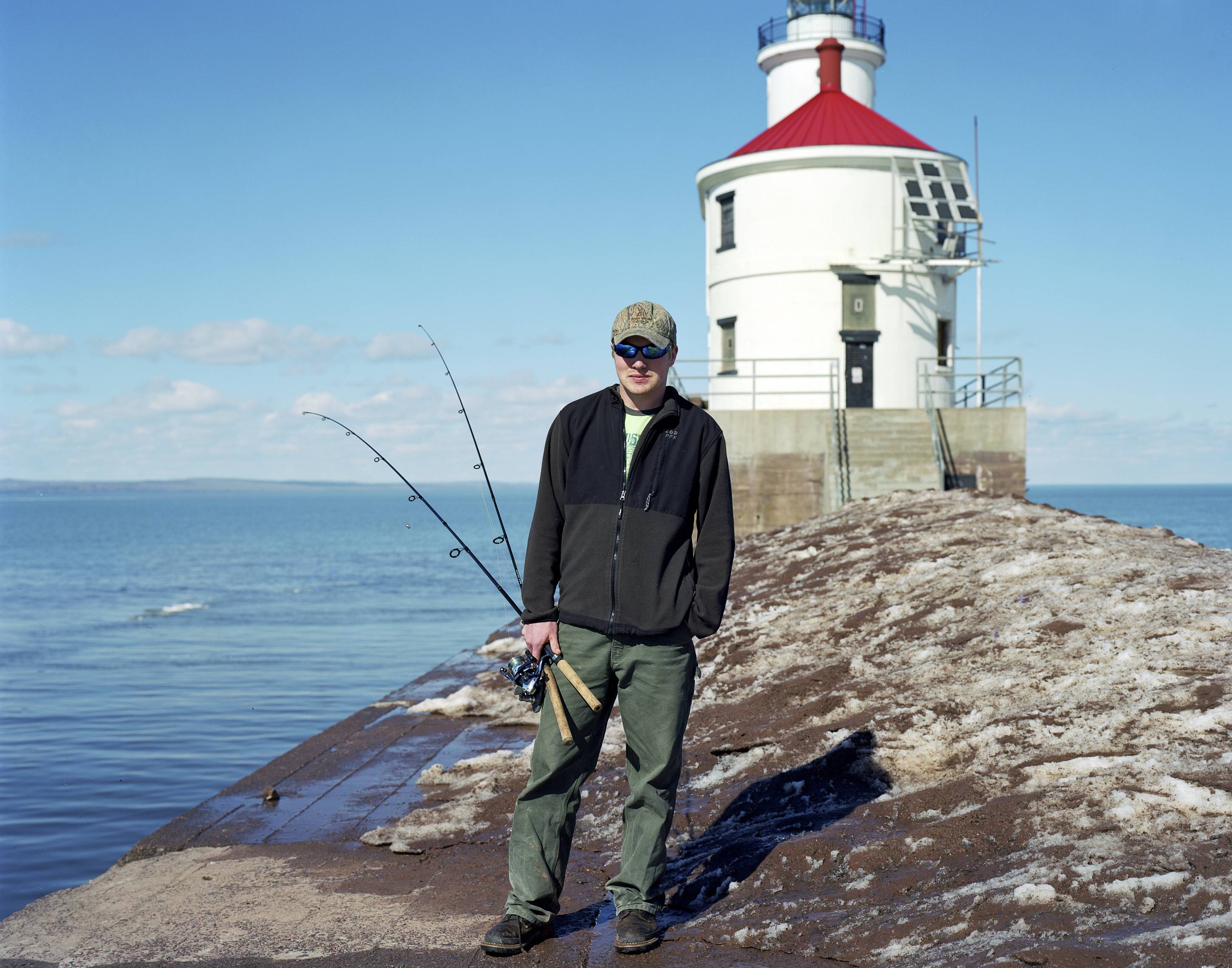 Fisherman, Duluth, Minnesota, April 2011