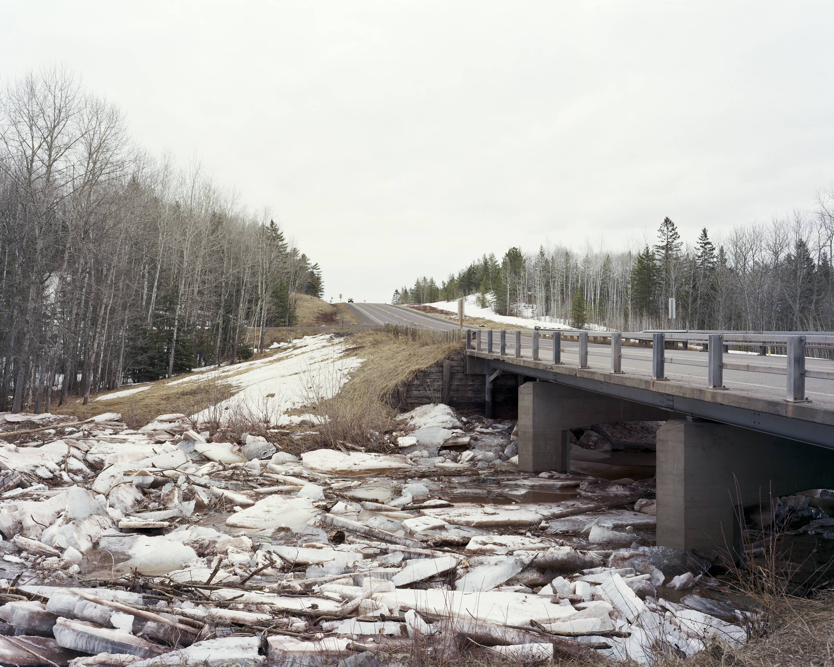 Ice Jam, Superior, Wisconsin, April 2014