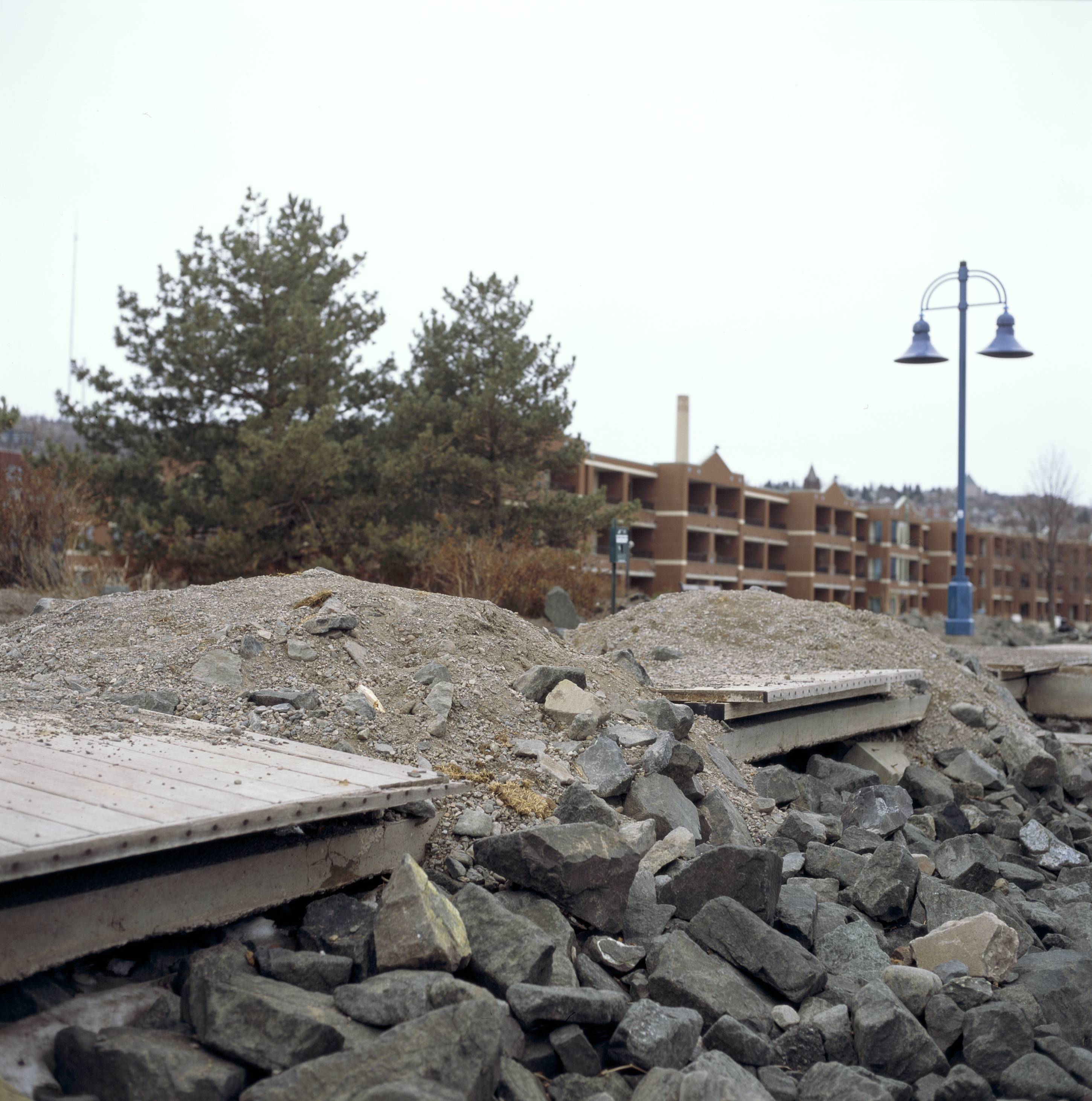 Lakewalk Damage, Duluth, Minnesota, April 2018