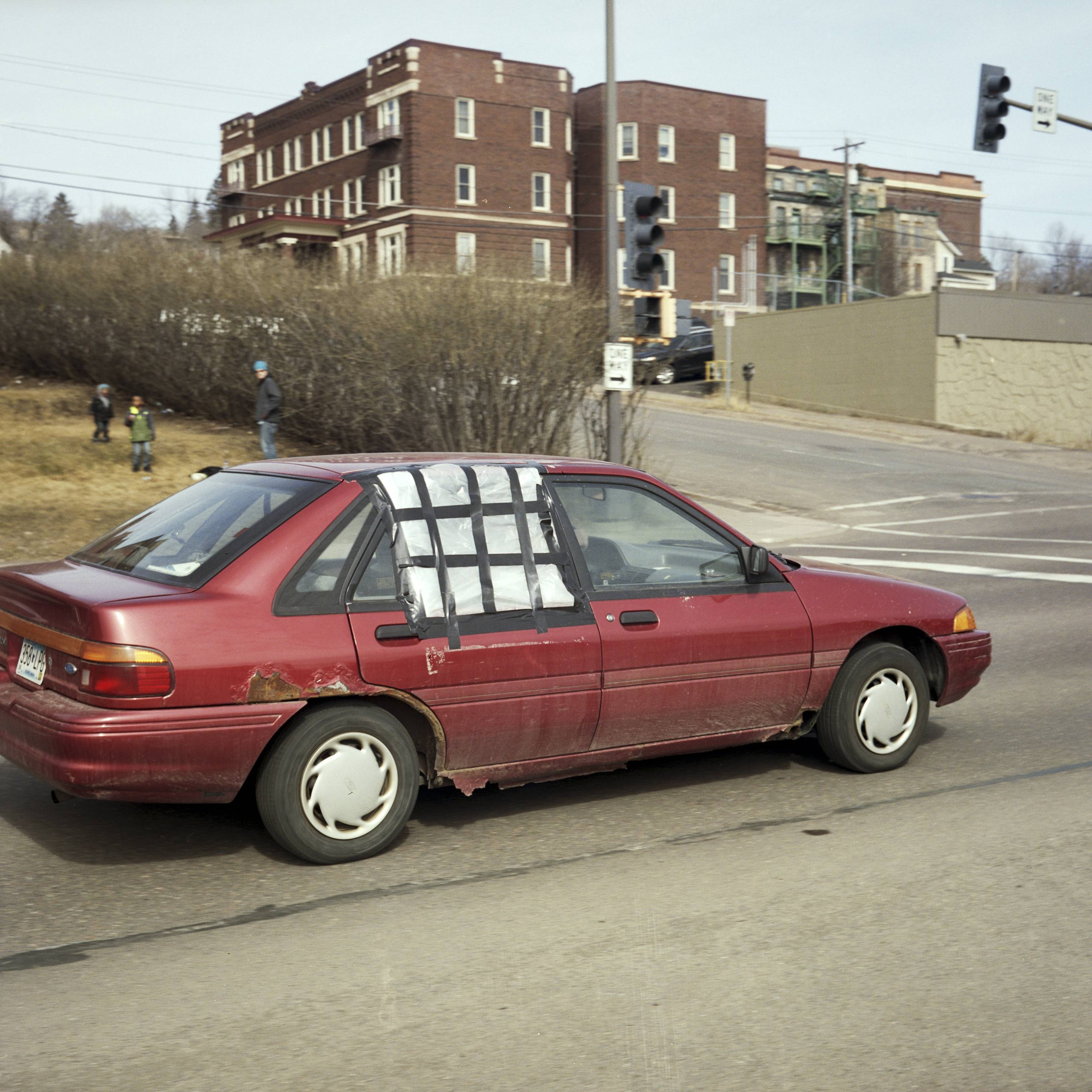 Passing Car With Plastic Window, Duluth, Minnesota, March 2017