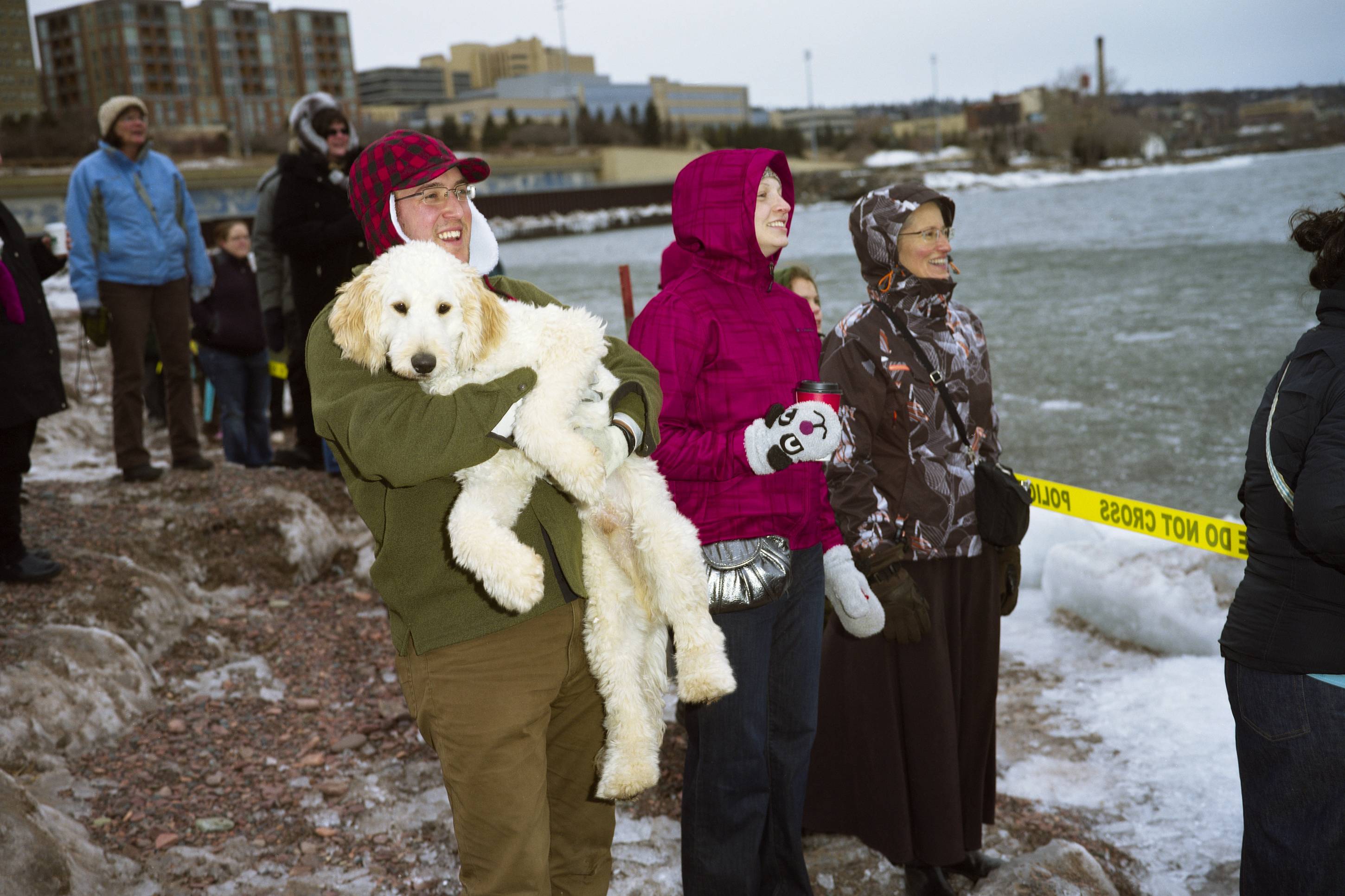 Polar Plunge Puppy, Duluth, Minnesota, February 2011
