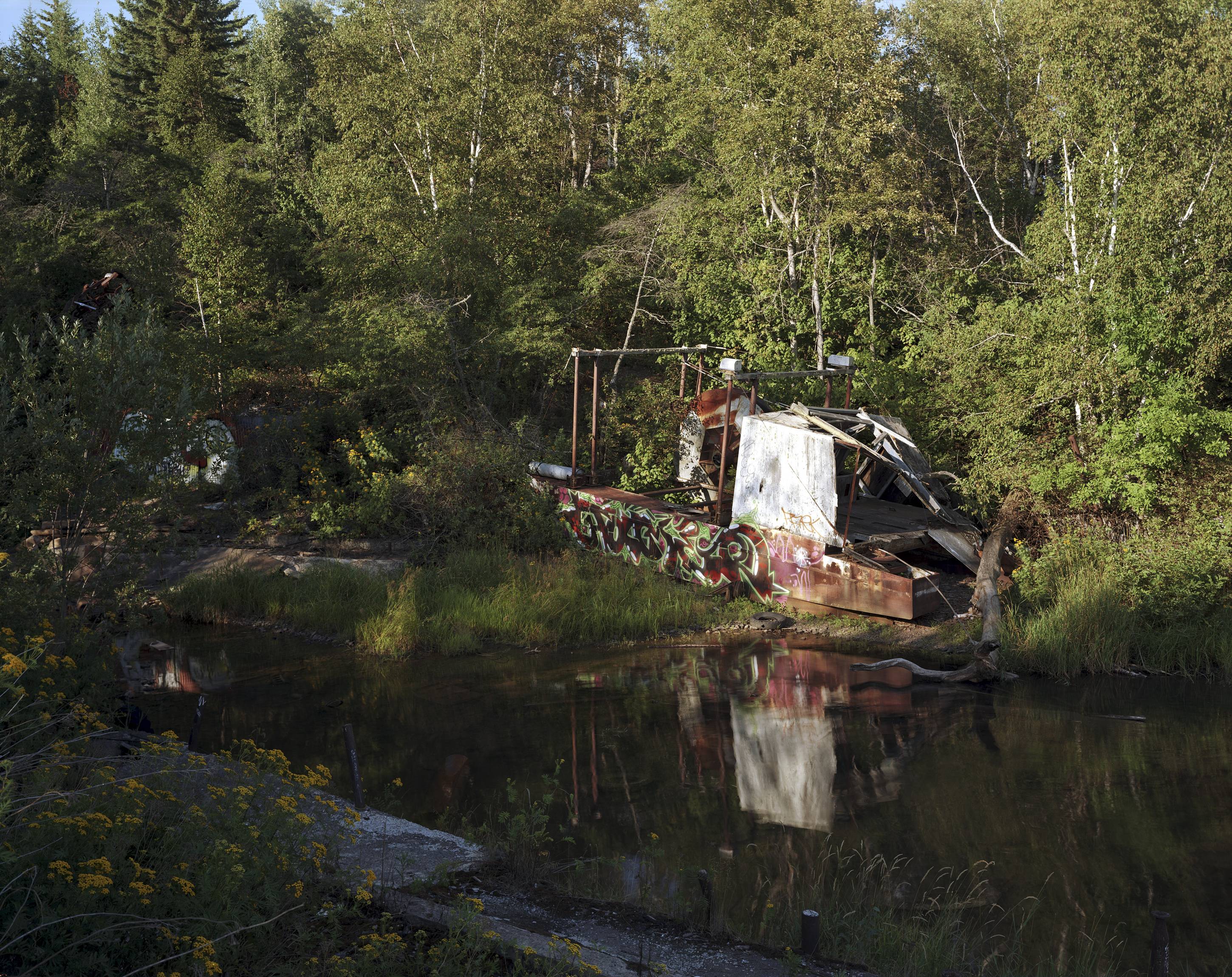 Pontoon, French River, Minnesota, July 2012