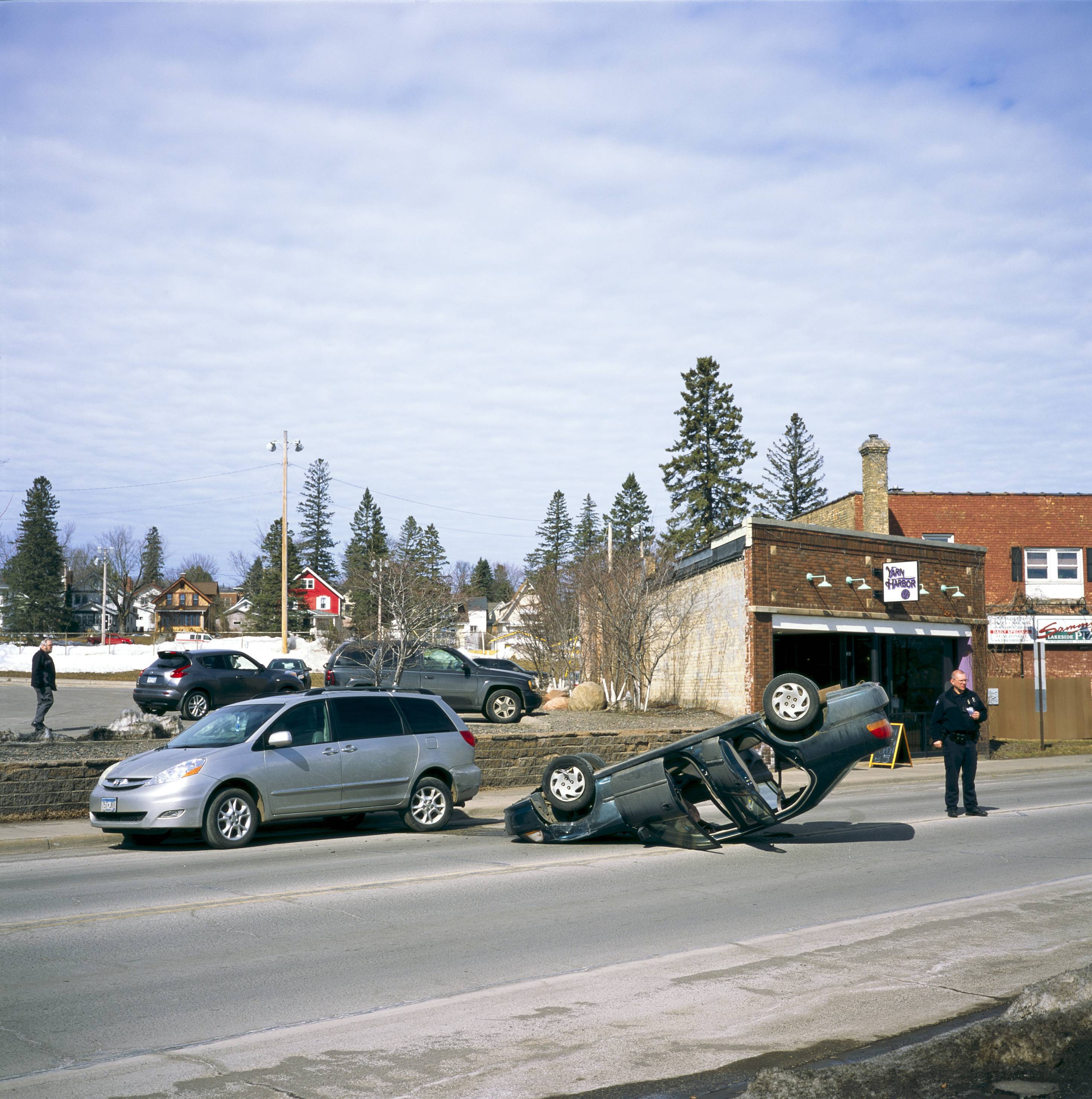 Rollover, Duluth, Minnesota, March 2018