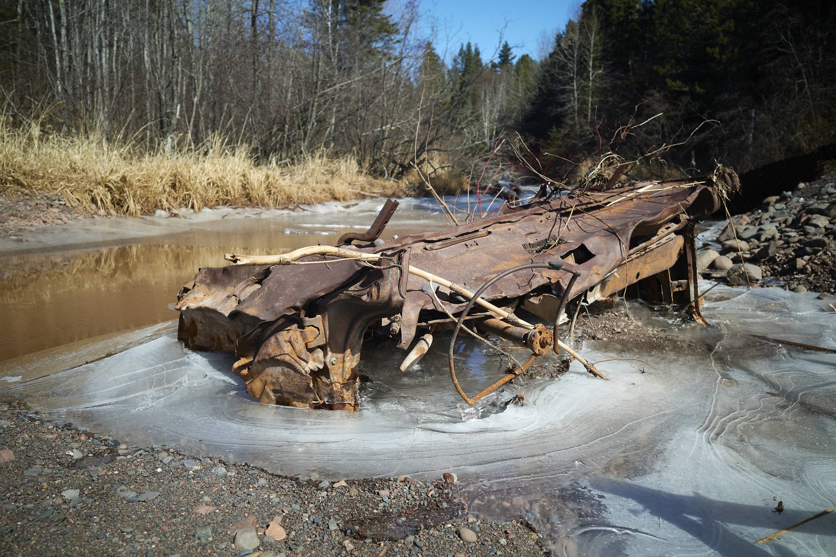 Secret Abandoned Car, ???, Minnesota, March 2024