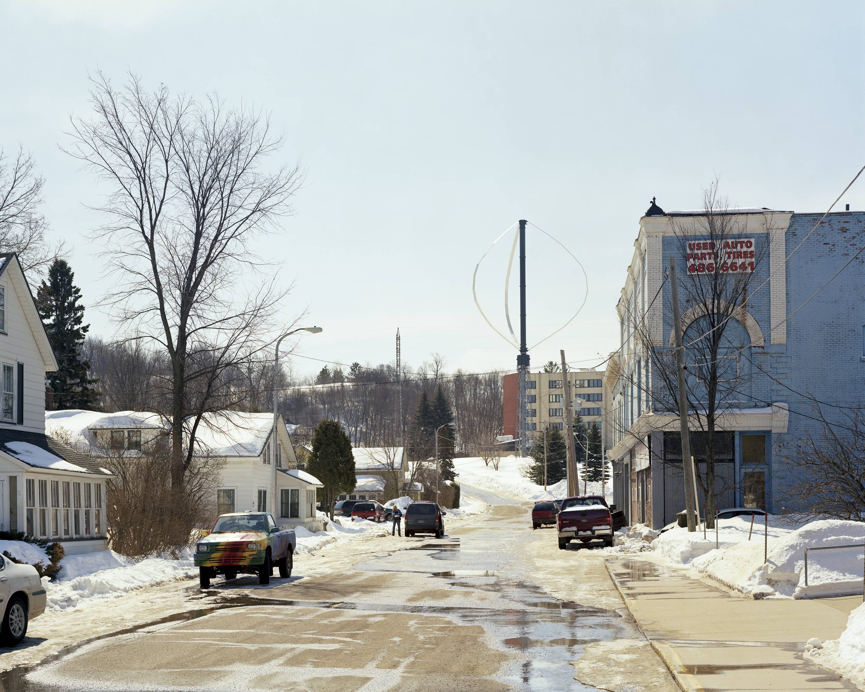 Wind Turbine, Ishpeming, Michigan, March 2014