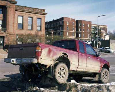 Dirty Truck on Dirty Snow, Duluth, Minnesota, April 2018