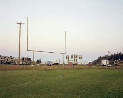Football Field/RV Park, Two Harbors, Minnesota, September 2014