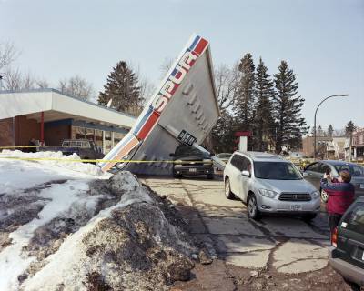 Gas Station Collapse, Duluth, Minnesota, April 2014