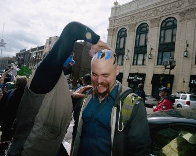 Head Painting, Duluth, Minnesota, May 2016