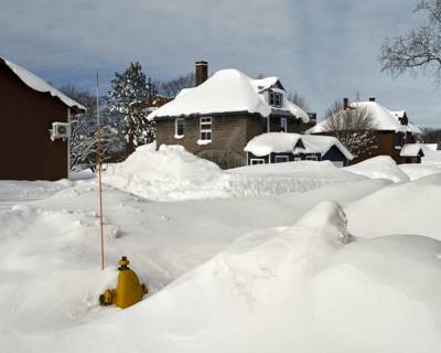 Snow Drifts, Calumet, Michigan, February 2026
