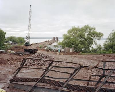 Soo Ore Dock Demolition, Ashland, Wisconsin, July 2013