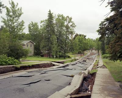 The Collapse of Vermilion Road, Duluth, Minnesota, June 2012