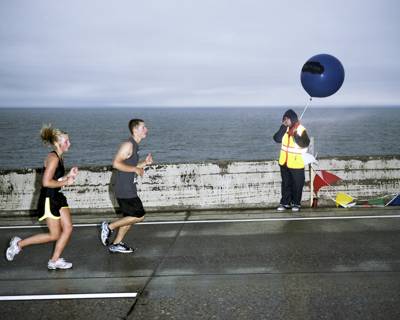 Two Runners and a Baloon, Duluth, Minnesota, June 2011